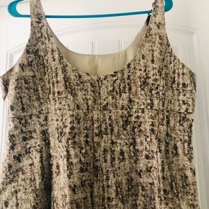 Michael Kors linen brown and beige dress.